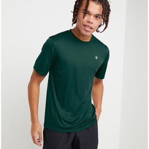Champion Men's Double Dry Tee. Green.  Size M - Picture 1 of 4